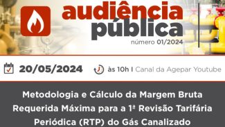 Audiência da Agepar vai debater revisão tarifária do serviço de distribuição de gás canalizado