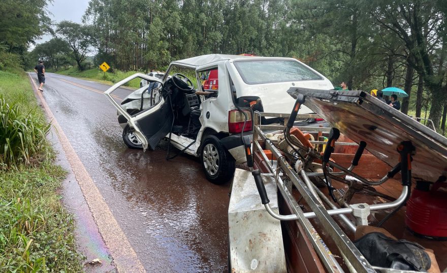 Acidente na PR-180 deixa três vítimas em Cascavel