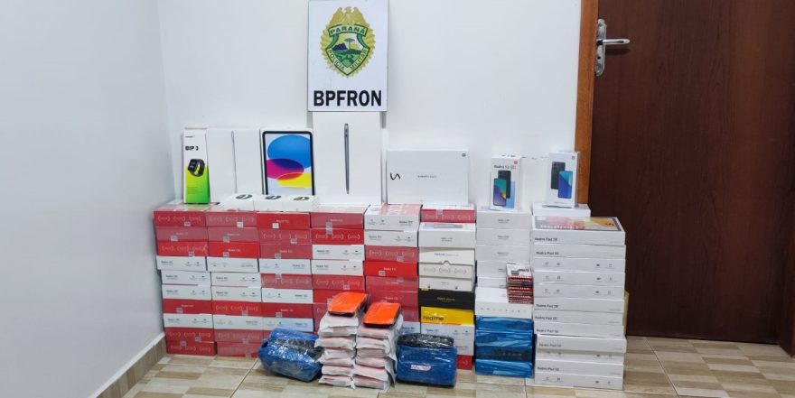 Cerca de R$ 250 mil em mercadorias do Paraguai apreendidas pelo BPFron são encaminhadas à RF de Cascavel