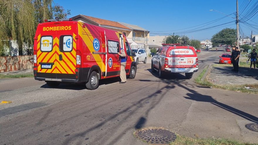 Ciclista de 64 anos é gravemente ferido em acidente no bairro Cajuru