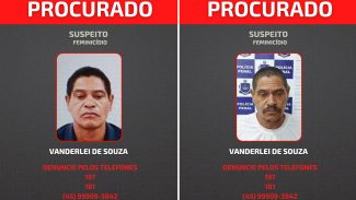 PCPR divulga foto de foragido por feminicídio ocorrido em Cascavel