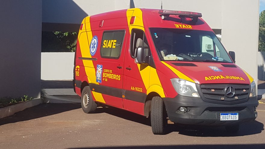 Siate é acionado para socorrer vítima ferida na Paróquia São José Operário