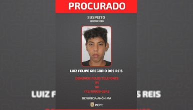 Imagem referente a Suspeito de matar João Carlos da Costa em Cascavel é procurado pelas autoridades