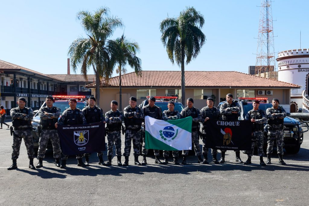 Paraná envia policiais militares para auxiliar o Rio Grande do Sul com a segurança pública Paraná envia policiais militares para auxiliar o Rio Grande do Sul com a segurança pública
