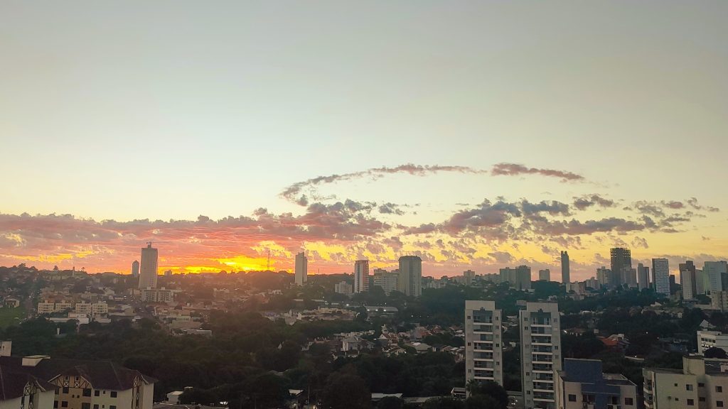 Previsão de clima estável em Cascavel nesta quarta-feira; máxima será de 29°C