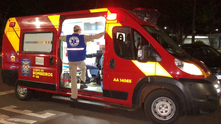 Homem cai de moto e é socorrido pelo Siate no São Cristóvão