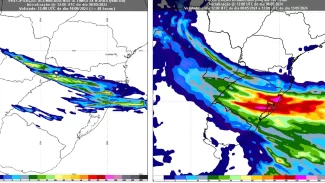 Inmet prevê chuvas fortes no Rio Grande do Sul a partir de sexta-feira