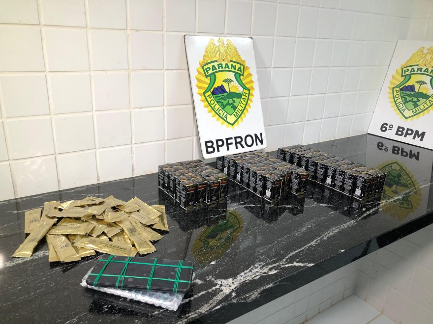 Não vai dar! Mel do amor, eletrônicos e anabolizantes são apreendidos em operação do BPFron