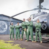 Imagem referente a Polícia Civil do Paraná envia helicóptero e policiais para auxiliar o Rio Grande do Sul