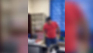 Imagem referente a Vídeo flagra momento em que alunos do Colégio Consolata confrontam suspeito de assédio sexual