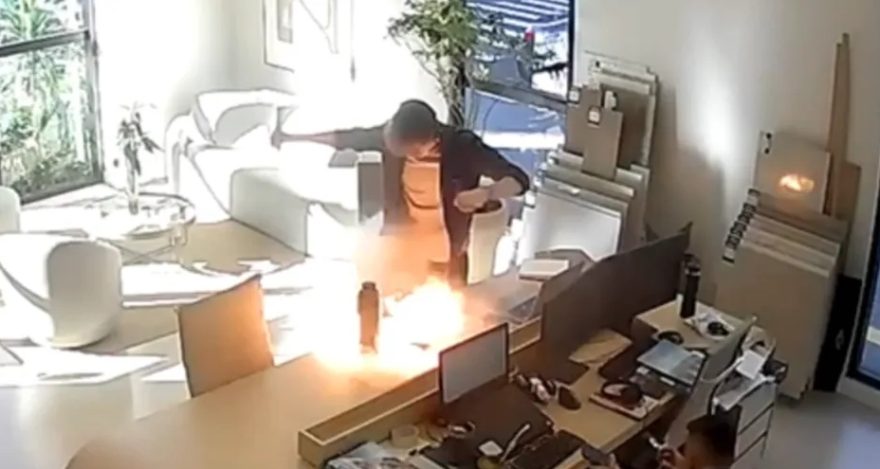 Celular explode enquanto carregava em escritório no Paraná
