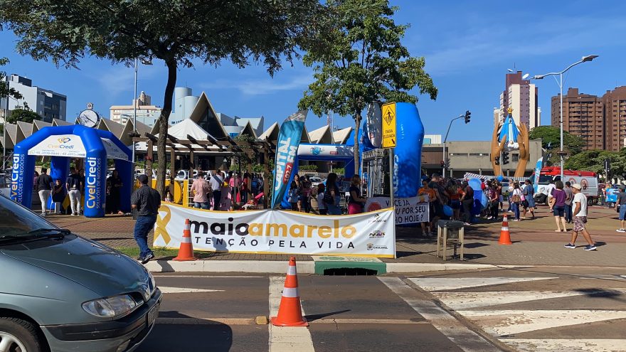 Maio Amarelo: Transitar participa de ação contra a violência no trânsito
