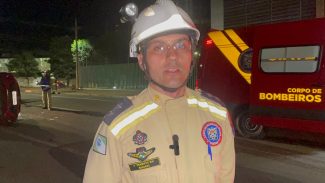 Corpo de Bombeiros revela detalhes do resgate da vítima de capotamento no Centro