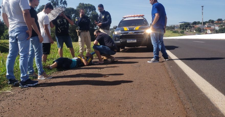 Motorista desmaia e é socorrido na PRc-467