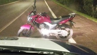 Guarda Municipal recupera motocicleta com alerta de furto; Dois menores foram apreendidos