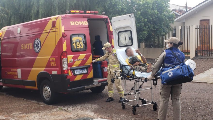Homem sofre ferimentos na cabeça após queda no bairro Alto Alegre