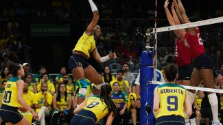 Brasil derrota EUA por 3 sets a 1 na Liga das Nações Feminina