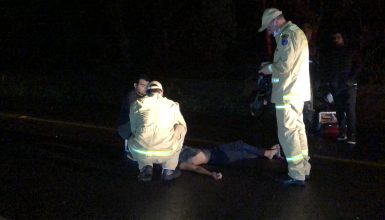 Imagem referente a Mulher morre atropelada na marginal da BR-277 em Cascavel