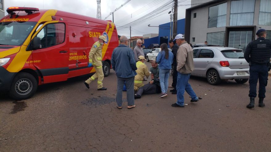 Motociclista fica ferido ao se envolver em acidente de trânsito no Floresta