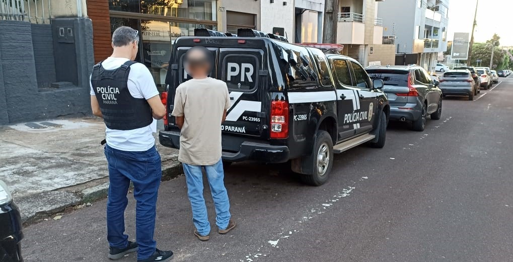 Polícia Civil prende homem com mandado de prisão por violência doméstica