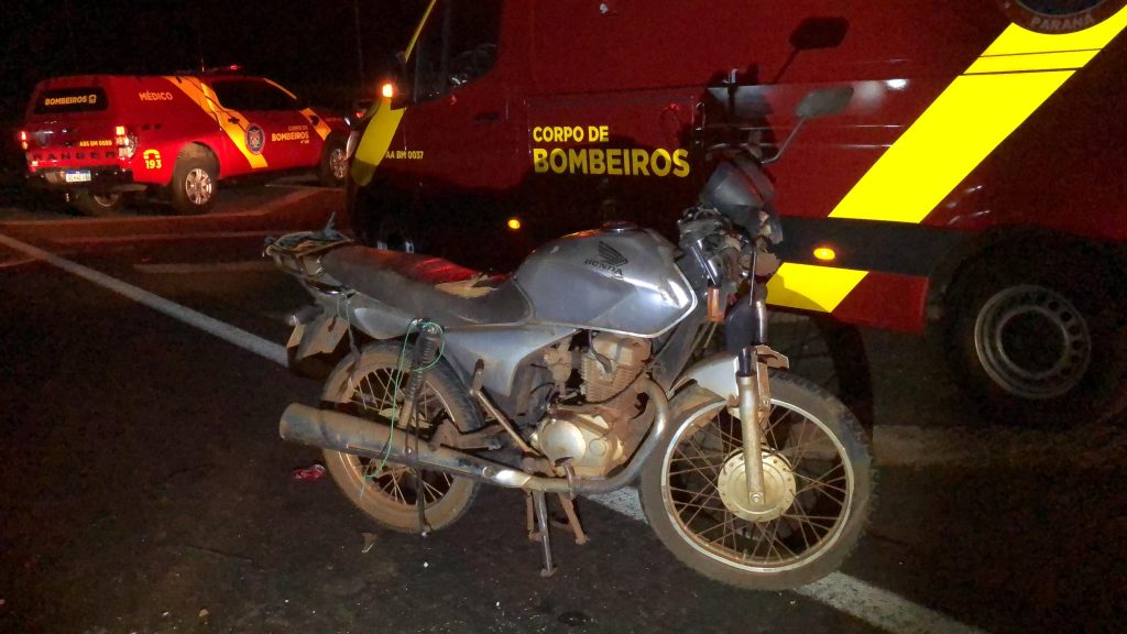 Homem perde parte da face em grave acidente na Rodovia BR-277
