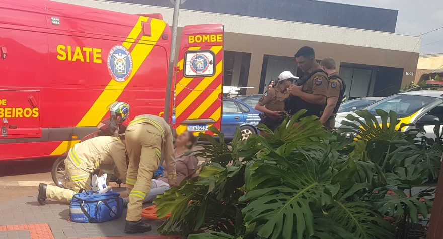 Mulher fica ferida em acidente no bairro Neva