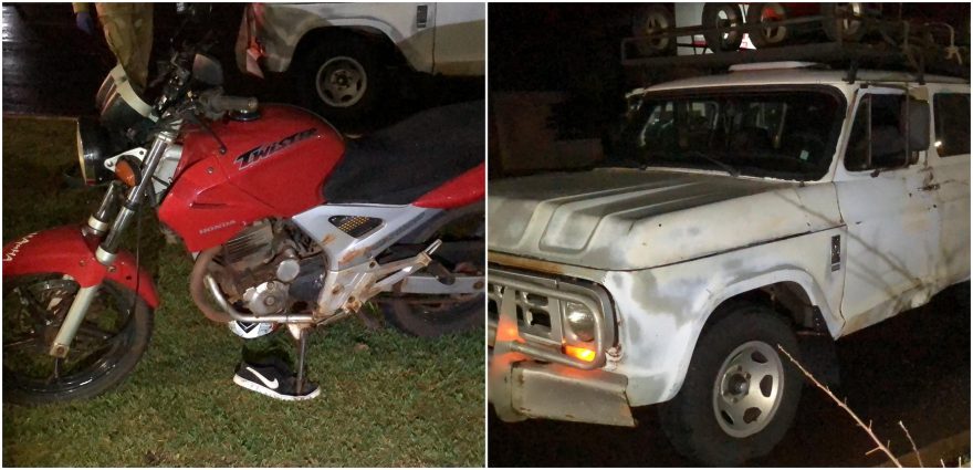 Jovem de 20 anos fica ferido em acidente na Avenida Brasil