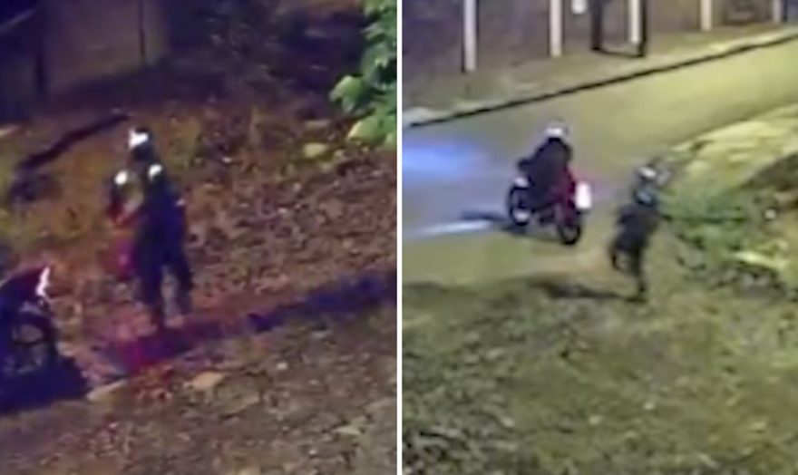 Vídeos mostram ação de atirador e comparsa durante tentativa de homicídio
