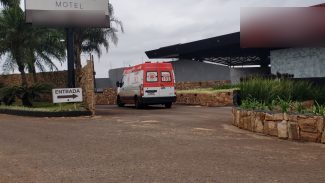 Manhã gelada no motel: Samu atende mulher passando mal