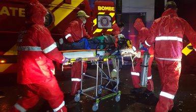 Imagem referente a Homem morre após grave acidente entre Honda CG e Montana no Centro