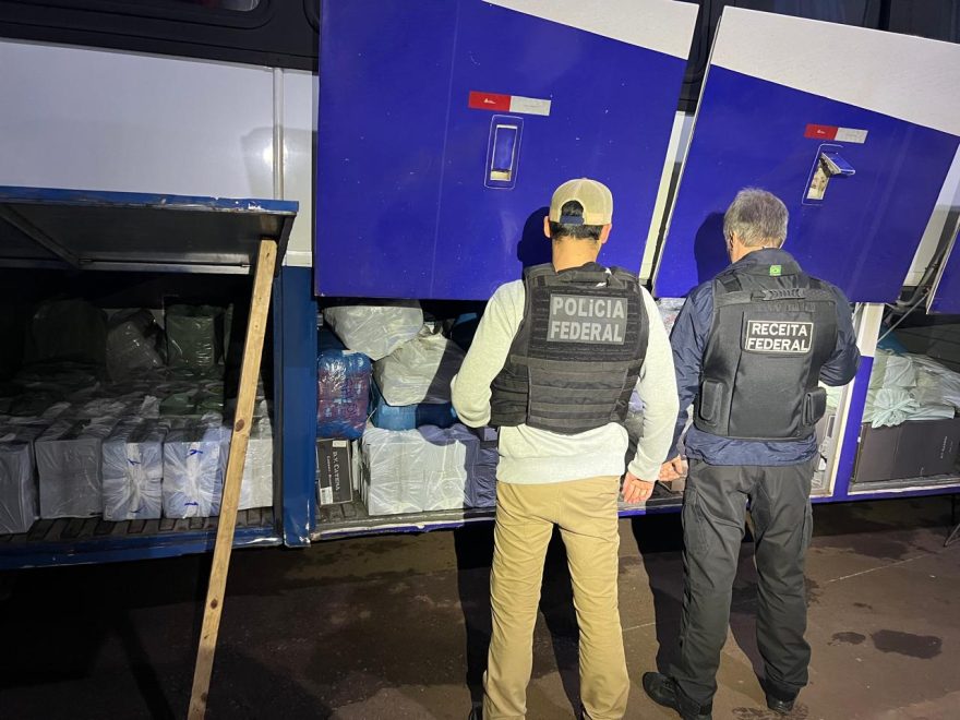 Durante fiscalização 250 quilos de maconha são apreendidos em transportadora de Cascavel