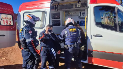 Imagem referente a Vítima de choque elétrico, homem é socorrido pelo Samu no Cascavel Velho