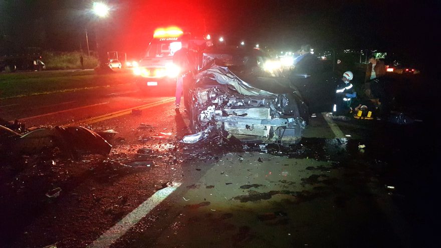 Grave acidente deixa feridos na BR-277 em Santa Tereza do Oeste