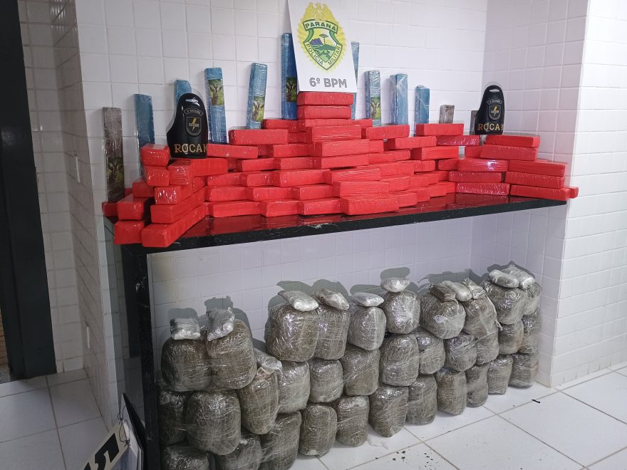 Denúncia leva a descoberta de 168 Kg de maconha no Cascavel Velho