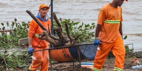 Imagem referente a Nível do Guaíba fica abaixo da cota de inundação pela 1ª vez em um mês