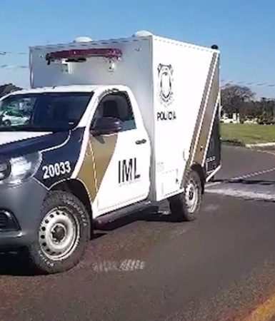 Imagem referente a Casal morre após carro invadir pista contrária e bater em caminhão