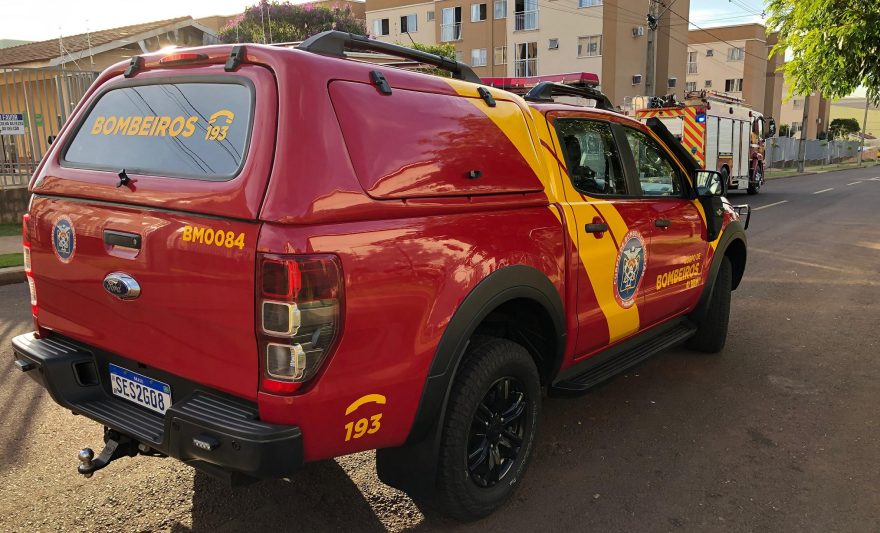 Incêndio em Salão de Festas mobiliza Corpo de Bombeiros no Riviera