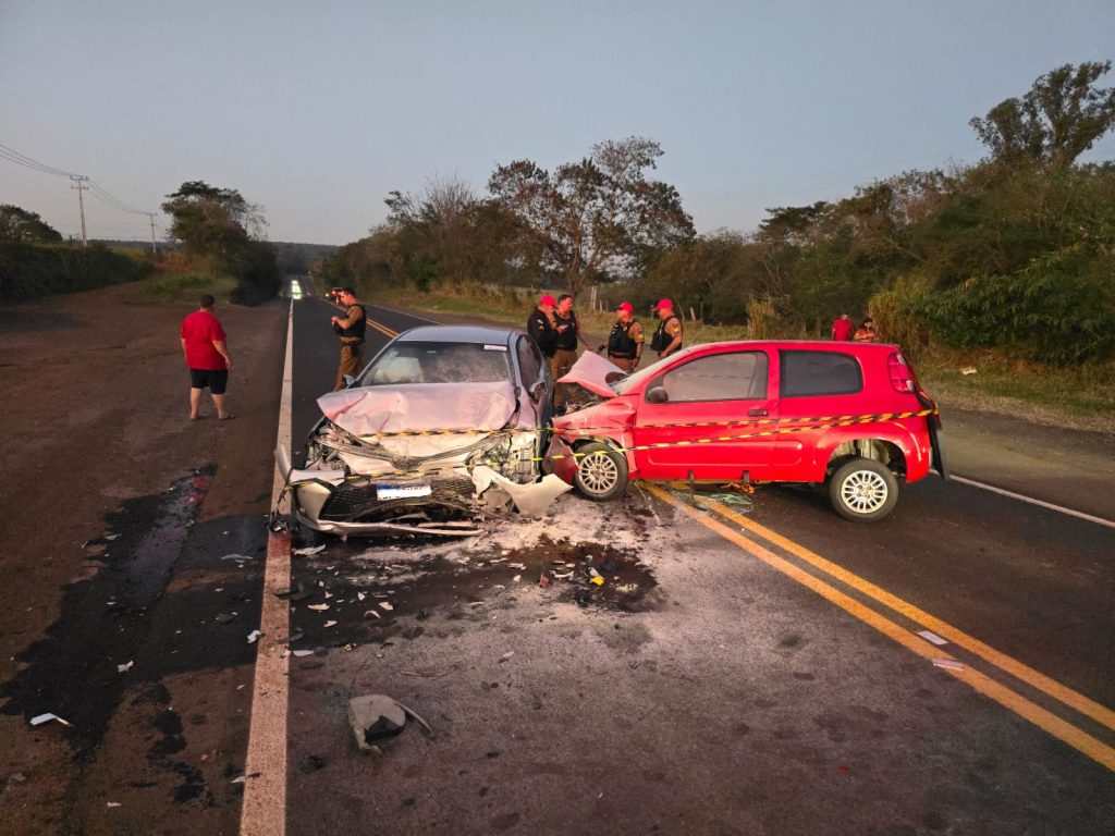 Passageira de Uno de Cascavel morre em grave acidente em Cafezal do Sul