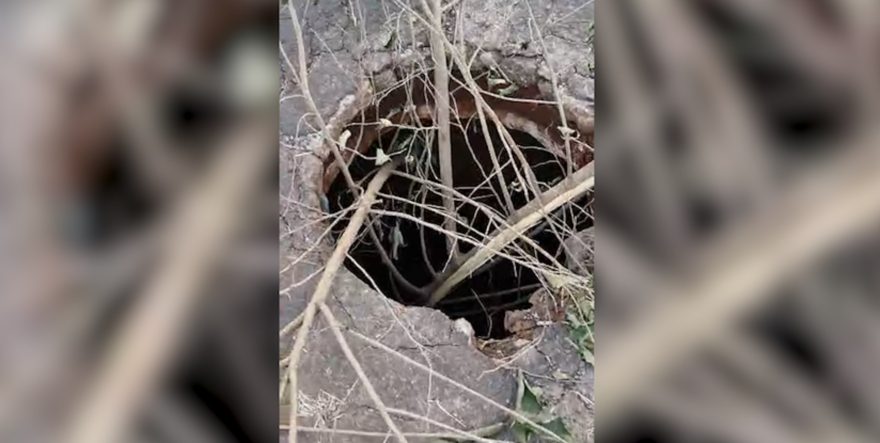 Internauta alerta para buraco “no meio do caminho” no Jardim Presidente