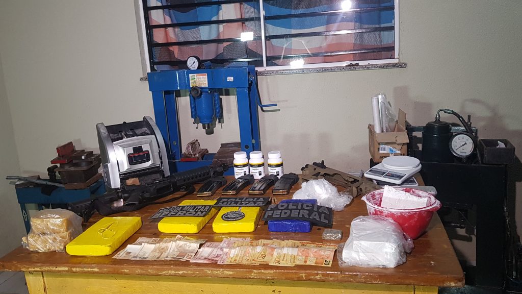 Forças de segurança desativam laboratório de drogas no Periolo