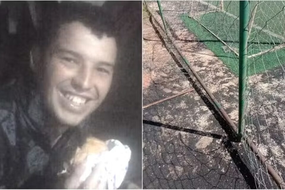 Morre jovem de 22 anos que caiu depois de tentar escalar tela para pegar bola
