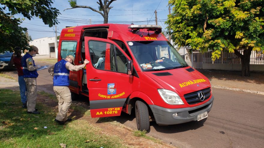 Gestante cai da escada e é socorrida pelo Siate no bairro Alto Alegre