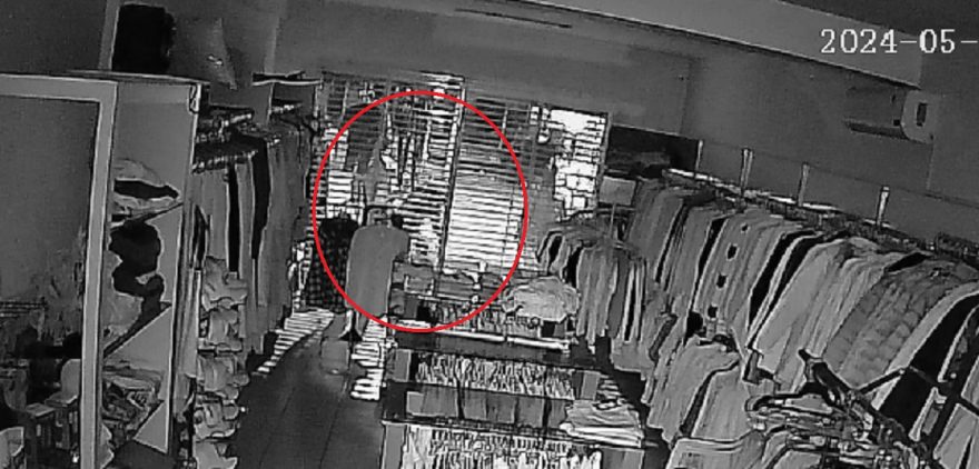 Mais um! Ladrão é flagrado tentando invadir loja no Cascavel Velho