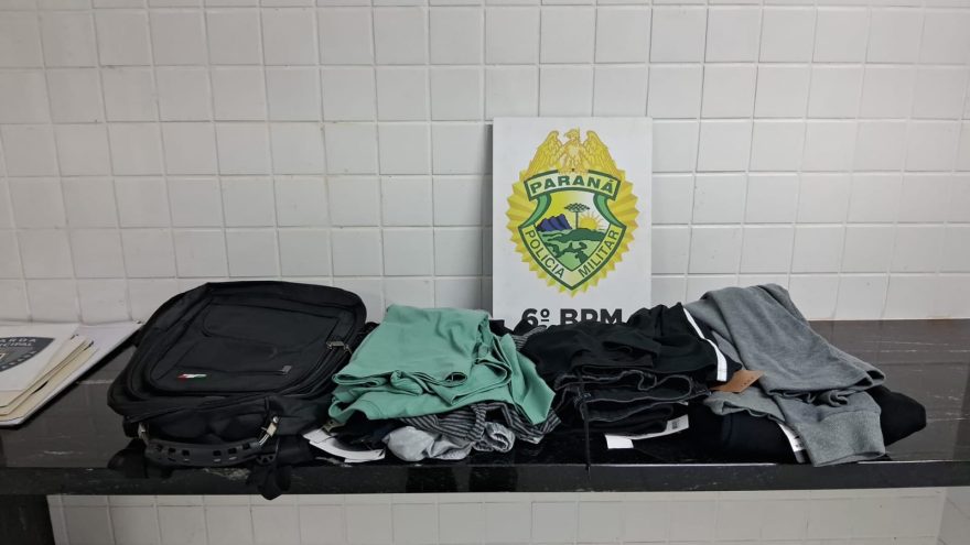 Alegando ser cleptomaníaco, homem é preso após furtar mais de R$ 1 mil em roupas em loja no Centro