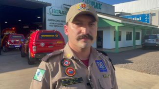 Tenente dá detalhes de como ocorreu acidente de trabalho que matou homem no Bairro Cataratas