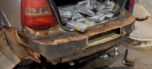 Ação conjunta apreende 120kg de cocaína na Ponte da Amizade Imagem referente a Ação conjunta apreende 120kg de cocaína na Ponte da Amizade