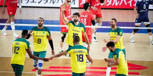 Imagem referente a Brasil oscila, mas vence Irã na Liga das Nações de Vôlei Masculino