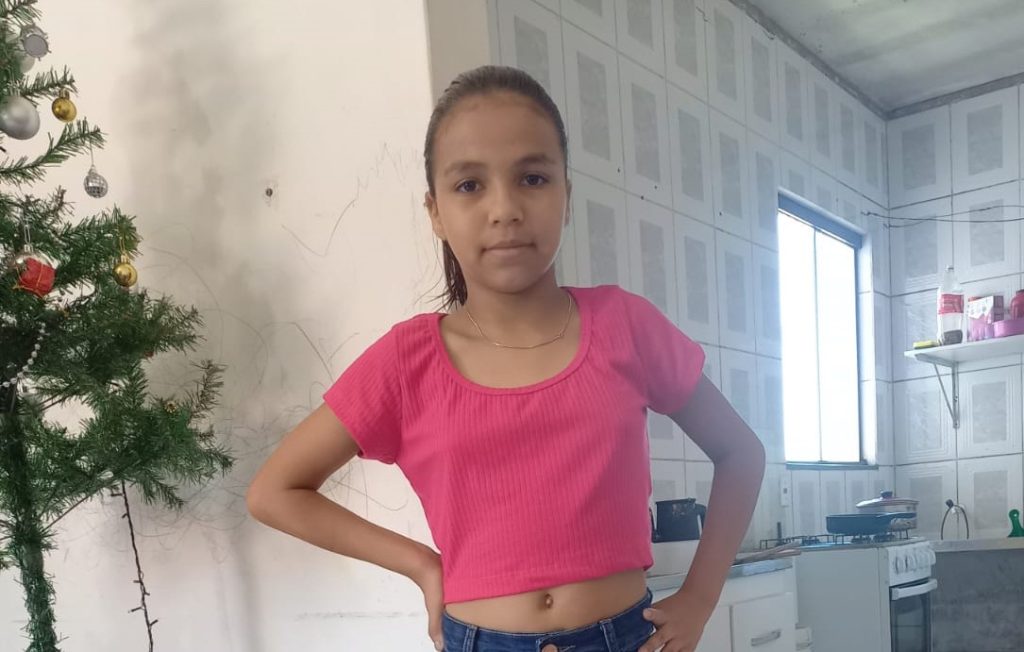 Familiares registram o desaparecimento de Evelin Nayara Ribeiro Sanguina