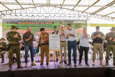 Imagem referente a Reforço na fronteira: Estado inaugura sede da 2ª Companhia do BPFron, em Guaíra