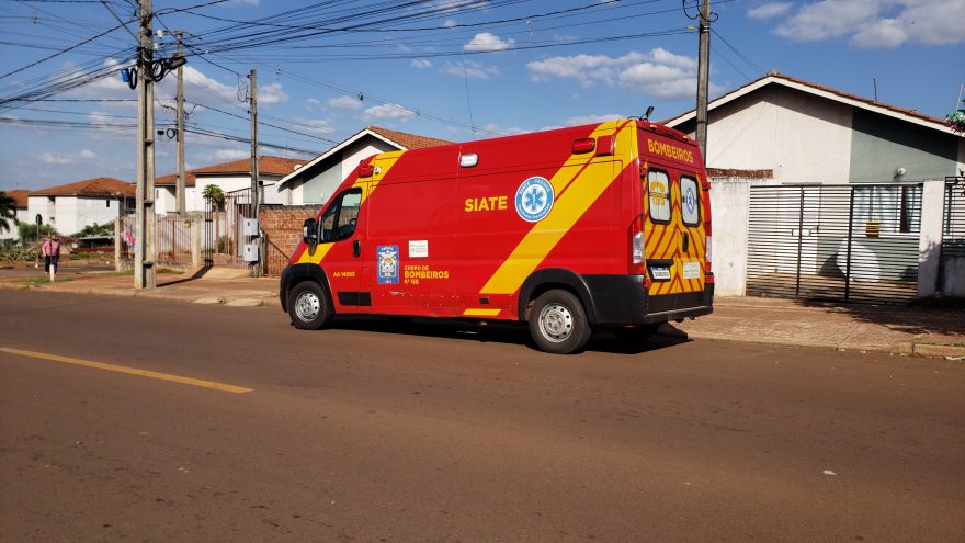 Siate é mobilizado para atender idoso ferido na Rua Fernando de Noronha